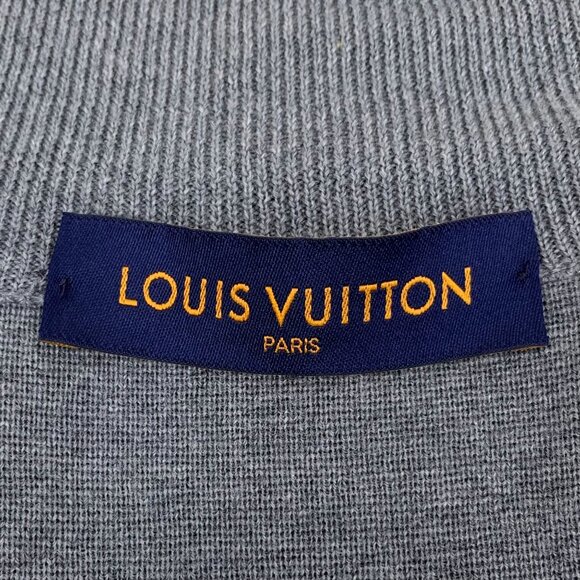 DM0128 Louis Vuitton Mens Red & Grey Full-Zip Jacket - Picture 6 of 8